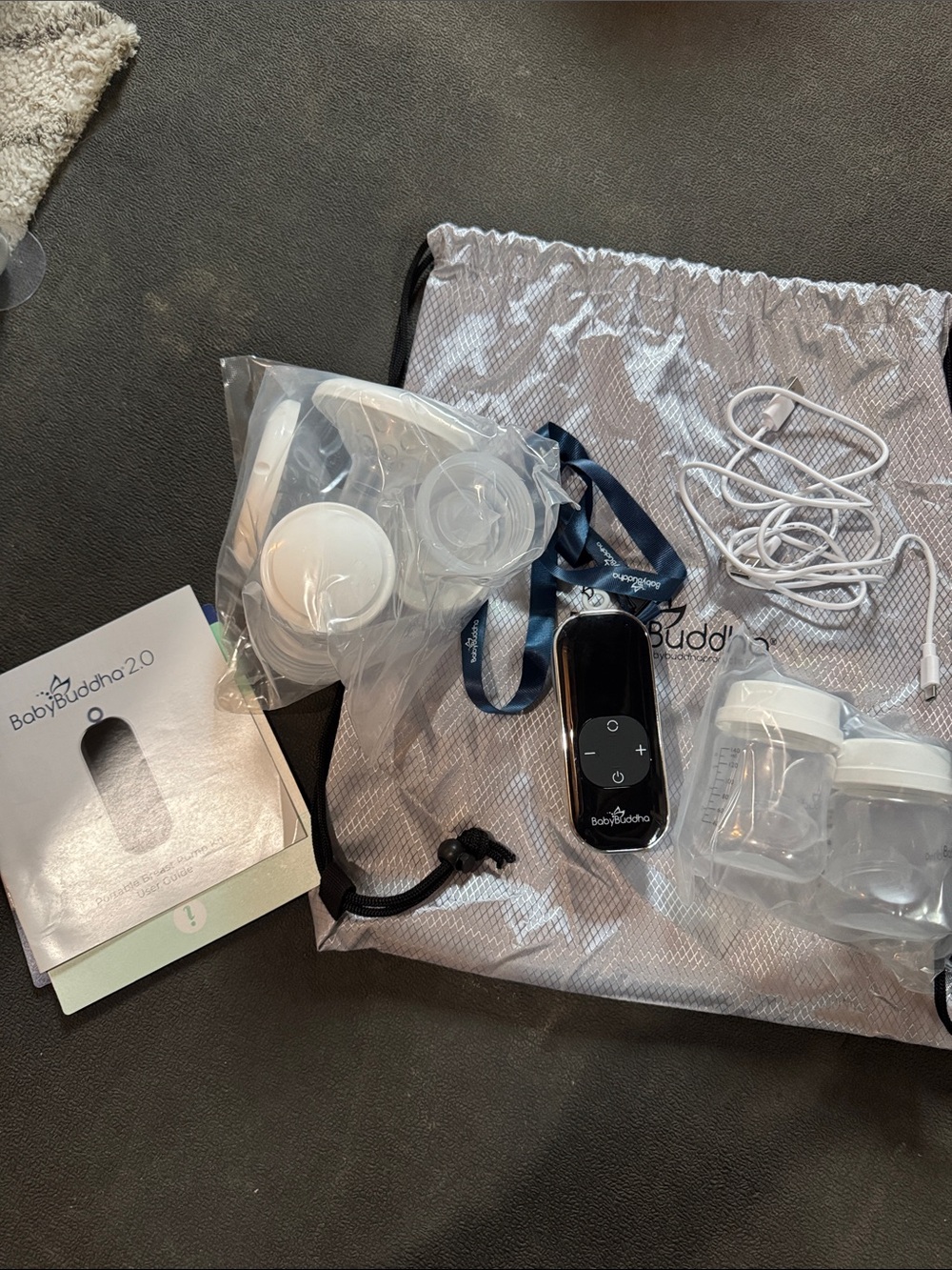 BabyBuddha Electric Breast Pump Kit - Black